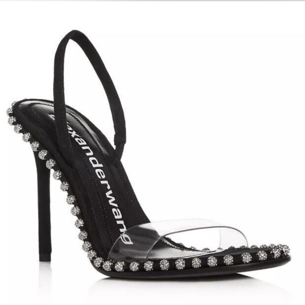 Alexander Wang Nova Crystal Slingback Sandal